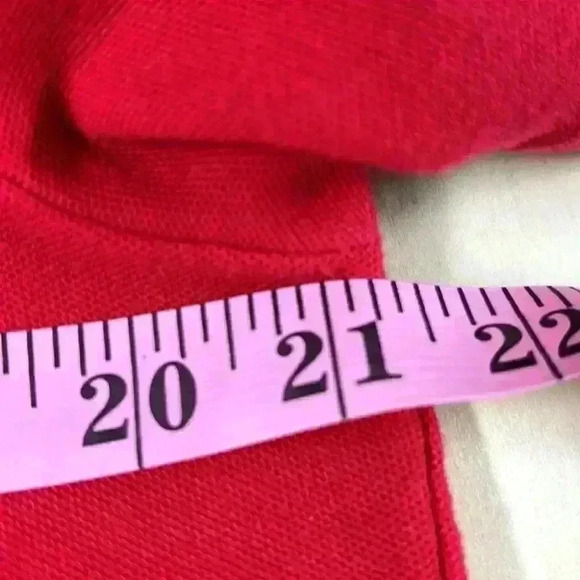 Men's Chaps Red 3 Button Shirt Size M - Picture 7 of 9